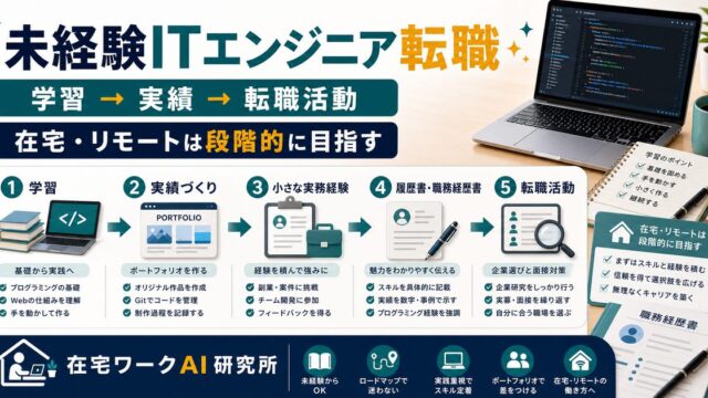 未経験ITエンジニア転職の始め方を説明するアイキャッチ