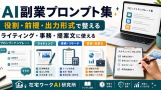AI副業プロンプト集を説明するアイキャッチ
