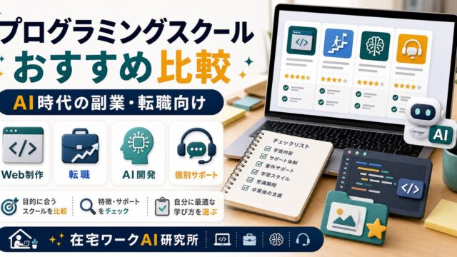 プログラミングスクールおすすめ比較のアイキャッチ