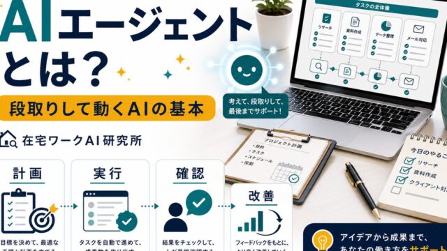 AIエージェントとは何かを説明するアイキャッチ画像