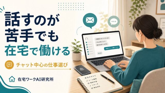 電話や人と話すのが苦手な人向け在宅ワーク記事のアイキャッチ画像