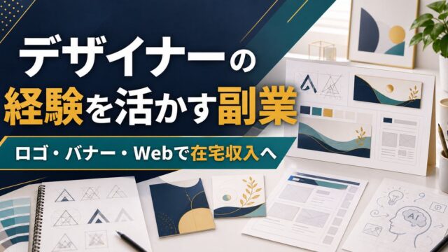 デザイナーの経験を活かす副業のアイキャッチ画像
