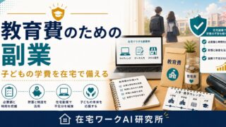 教育費のための副業記事のアイキャッチ画像