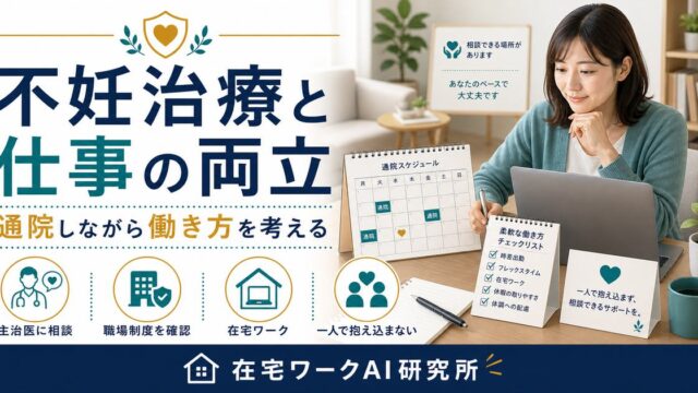 不妊治療と仕事の両立記事のアイキャッチ画像
