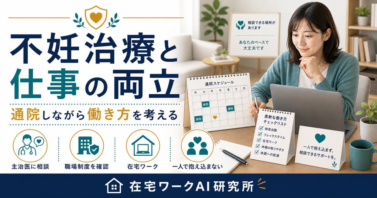 不妊治療と仕事の両立記事のアイキャッチ画像