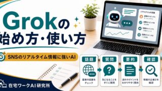 Grokの始め方・使い方のアイキャッチ画像