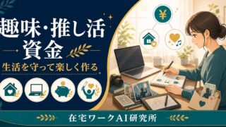 趣味・推し活の資金を副業で作る記事のアイキャッチ画像