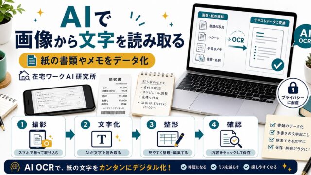 AIで画像から文字を読み取るOCRのアイキャッチ画像