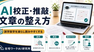 AIで文章を校正・推敲する方法のアイキャッチ画像