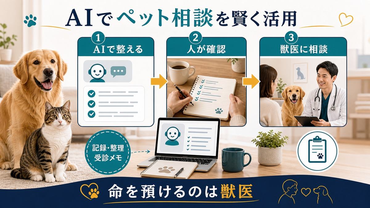 ペット相談でAIを安全に使うためのまとめ