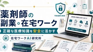 薬剤師の副業・在宅ワークのアイキャッチ画像