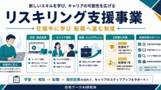リスキリングを通じたキャリアアップ支援事業のアイキャッチ画像