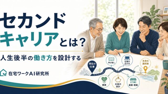 セカンドキャリアとは 人生後半の働き方を設計するアイキャッチ