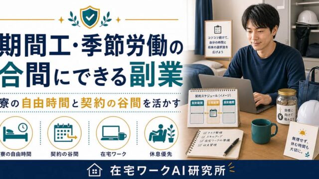 期間工・季節労働の合間にできる副業記事のアイキャッチ画像