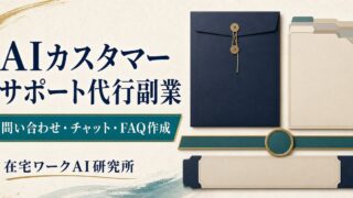問い合わせ対応・FAQ作成・エスカレーションをAIで補助し人が確認するカスタマーサポート代行副業のImage2アイキャッチ