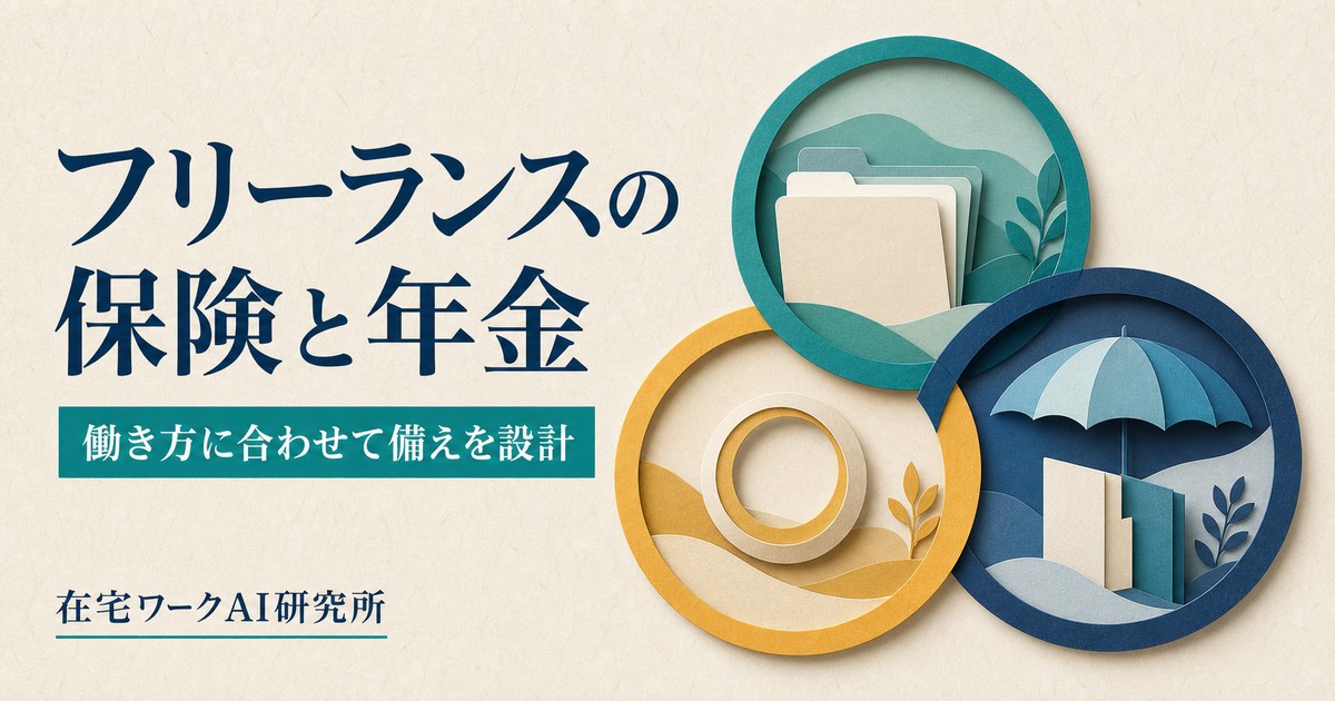 フリーランスと会社員の副業で健康保険・年金・もしもの備えを働き方別に整理するImage2アイキャッチ