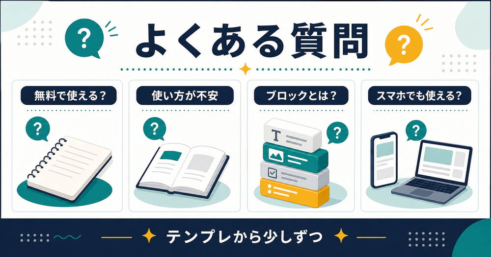Notion初心者のよくある質問をまとめた図解